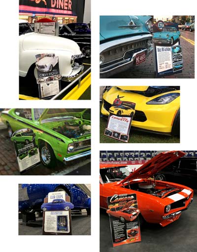 Show Cars Illustrated car show signs