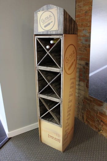 Wine Display by Landaal Packaging Esko Webcenter for Corrugated
