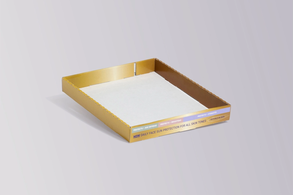 Landaal Self Locking Tray Corrugate Container, bSerene